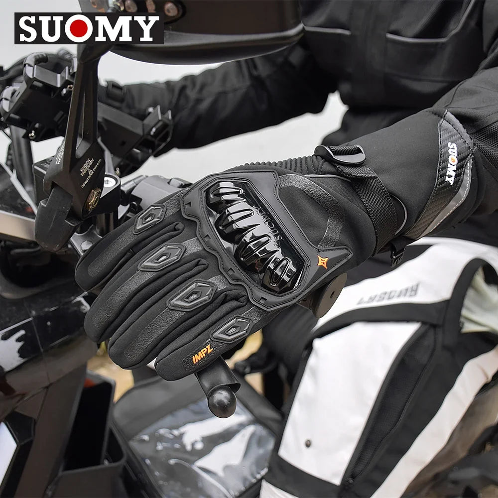 Warm Winter Windproof Waterproof Touch Screen Gloves, black motorcycle gloves by BikerZoneZ on Tampa Home & Garden Store