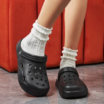Lightweight Women Clogs and Beach Sandals White