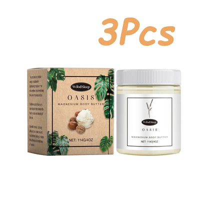 Oasis Magnesium Body Butter box and jar set by WoodSleep, 3 pcs on Tampa Home & Garden Store
