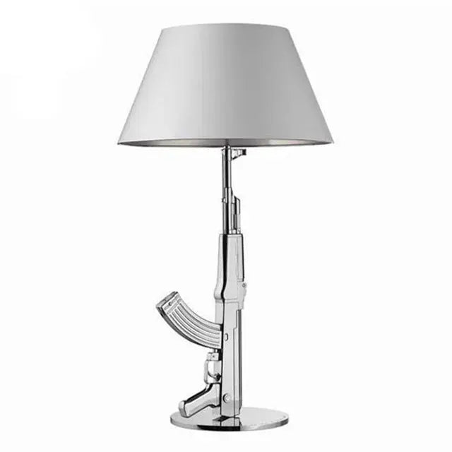 DecorBites Gold LED Floor Lamp for Living Room