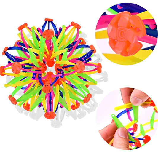Colorful retractable flower ball toy for kids play with neon blades FLIPSTYLEZLLC on Tampa Home & Garden Store
