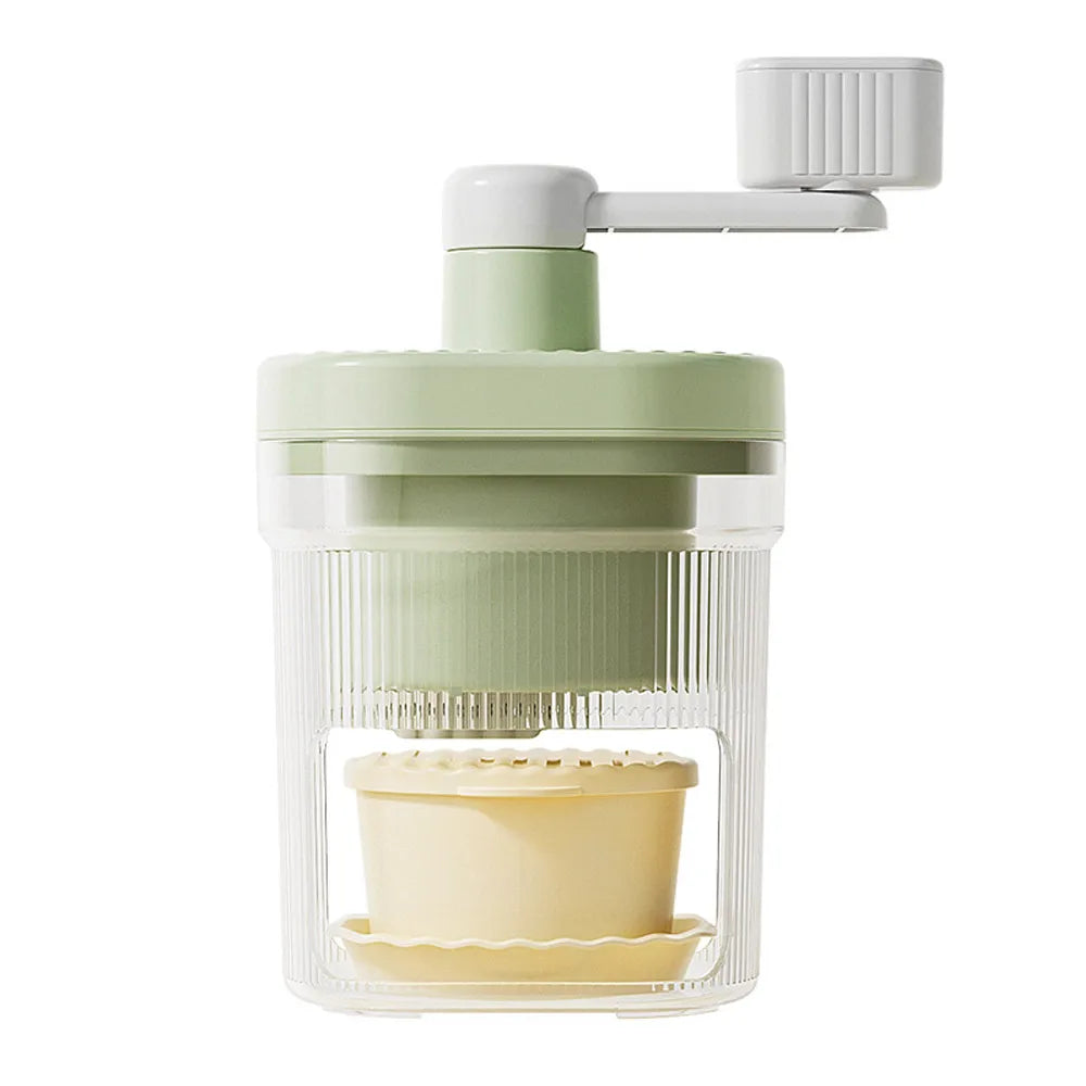 Small Manual Shaved Ice Machine and Compact Tool