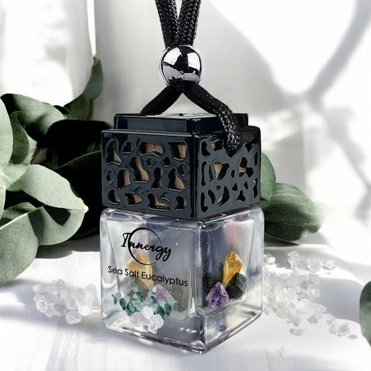 Sea Salt Eucalyptus Crystal-Enhanced Oil Diffuser, Car Air Freshener, 8ml - Tampa Home & Garden Store