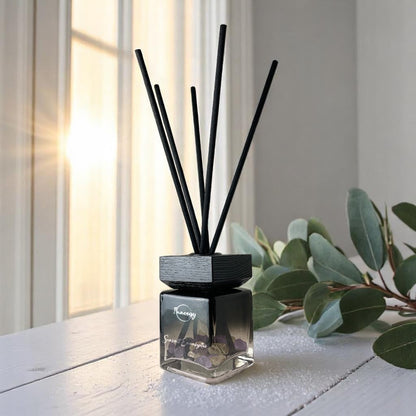 Sea Salt Eucalyptus Crystal-Enhanced Reed Oil Diffuser, 100ml - Tampa Home & Garden Store