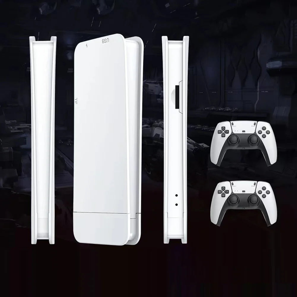 58000 Games Handheld Console white, 256GB storage, wireless TV gamepad, 2 controllers on Tampa Home & Garden Store