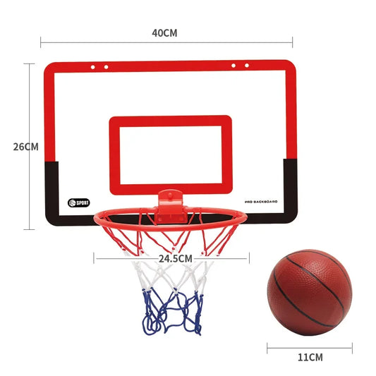 FLIPSTYLEZLLC portable foldable basketball hoop set with red/black backboard and red rim on Tampa Home & Garden Store