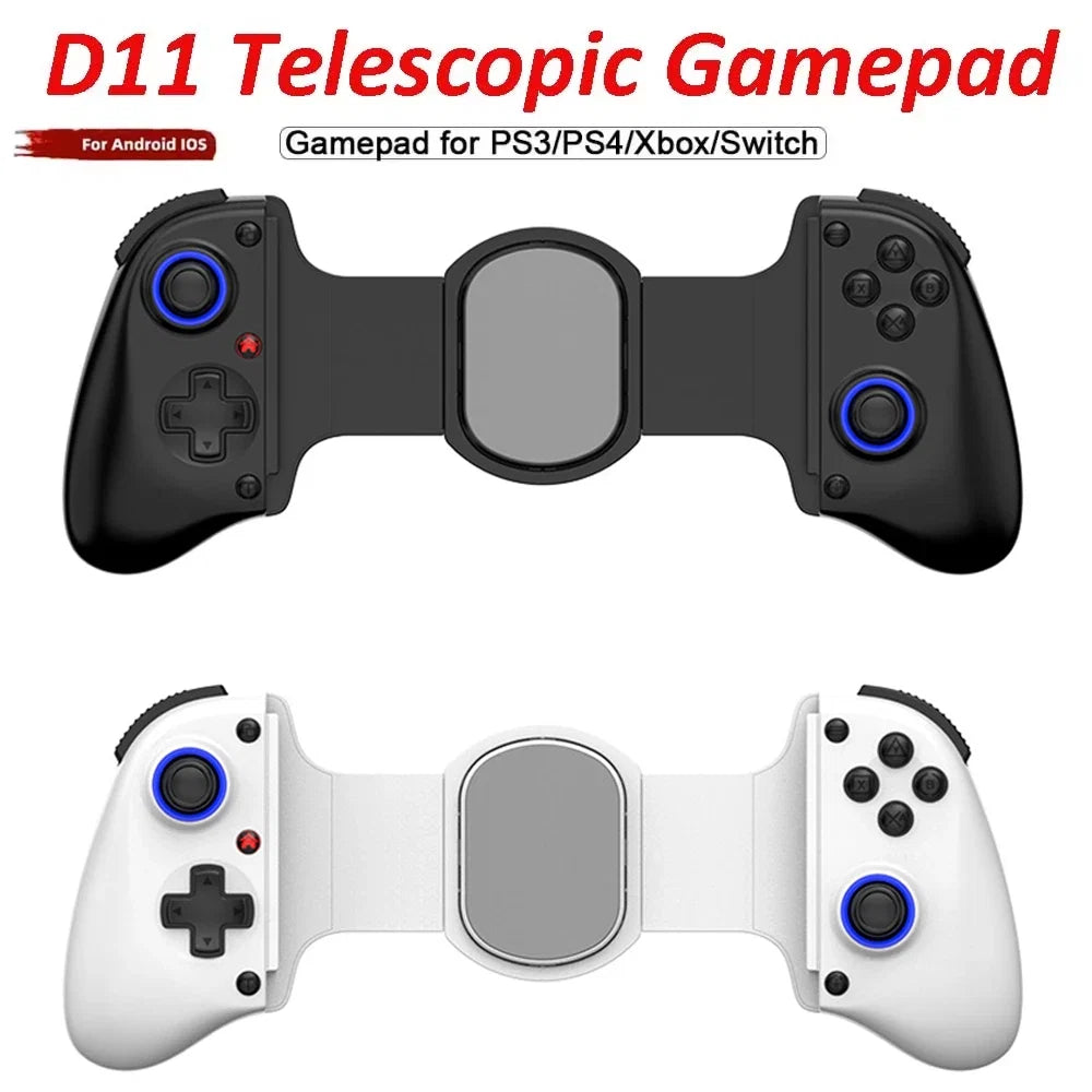 BSP-D11 stretchable game controller two black/white variants blue-ring sticks on Tampa Home & Garden Store