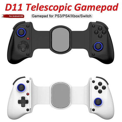 BSP-D11 stretchable game controller two black/white variants blue-ring sticks on Tampa Home & Garden Store