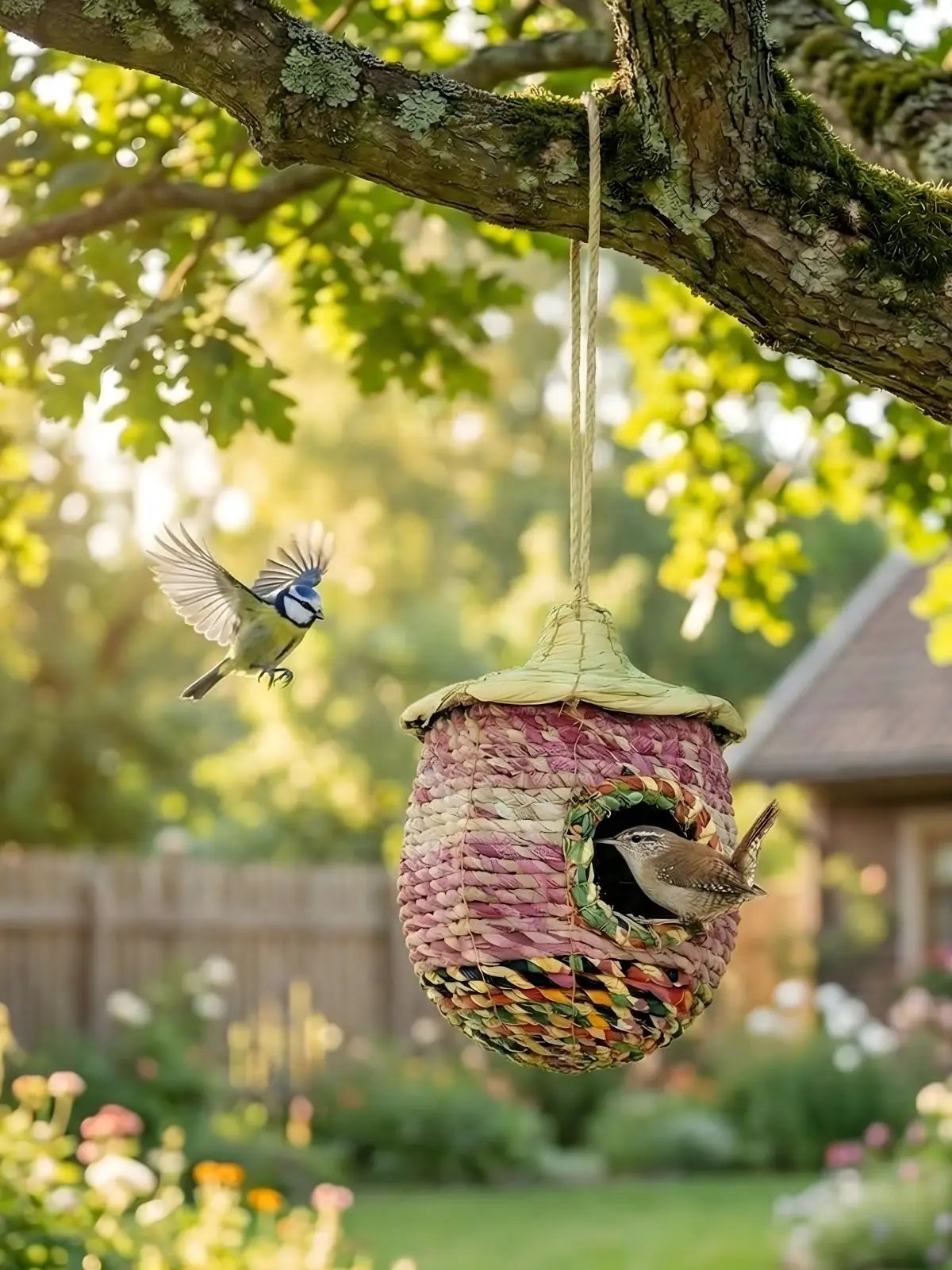 Seagrass & Sari Birdhouse - Acorn - Tampa Home & Garden Store