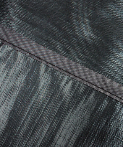 Sofa Cover Medium fabric close-up in textured black material with seam and strap on Tampa Home & Garden Store