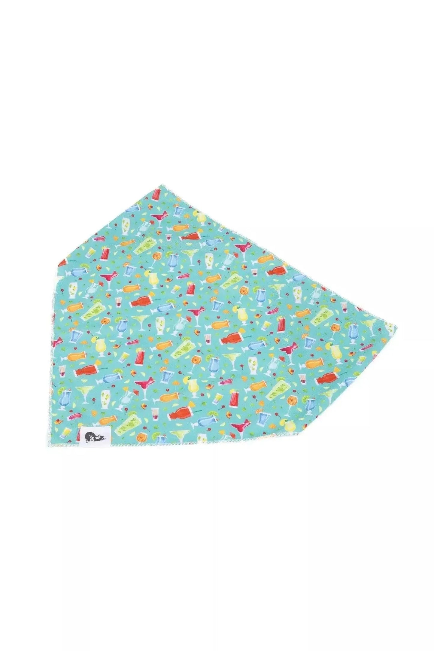Seaside Sips Dog Bandana & Matching Keychain - Tampa Home & Garden Store