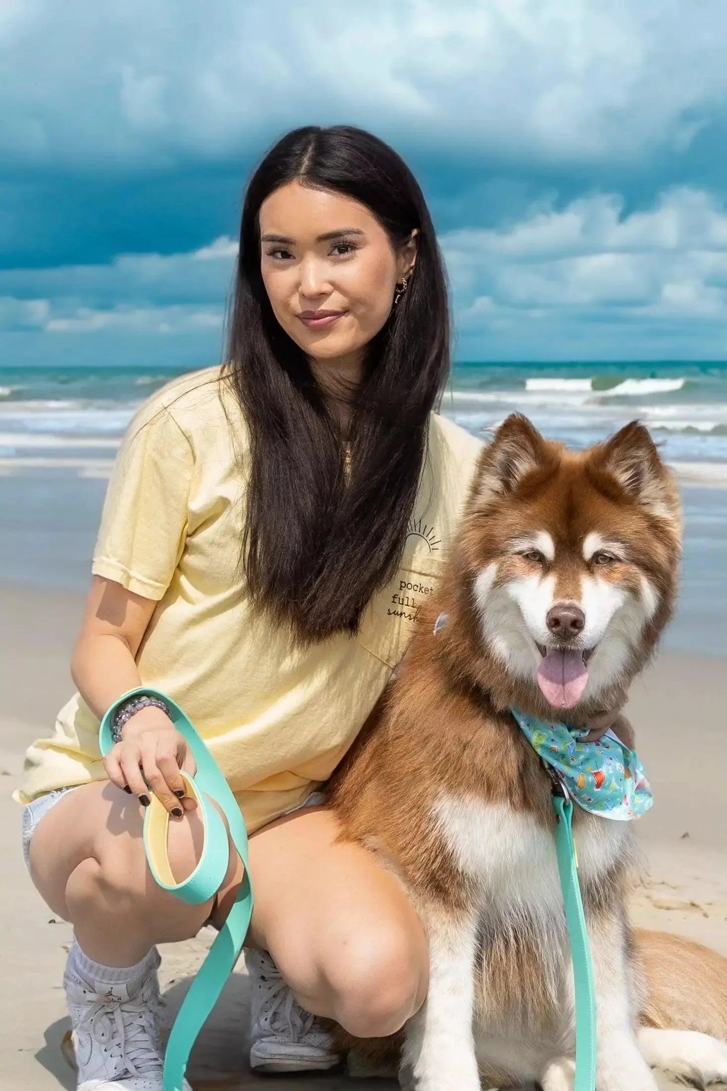 Seaside Sips Dog Bandana - Tampa Home & Garden Store