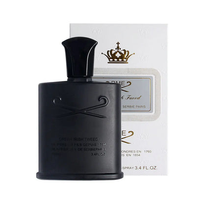 Silcy Skin perfume bottle 100ml black matte with crown-embossed cap and white box packaging on Tampa Home & Garden Store