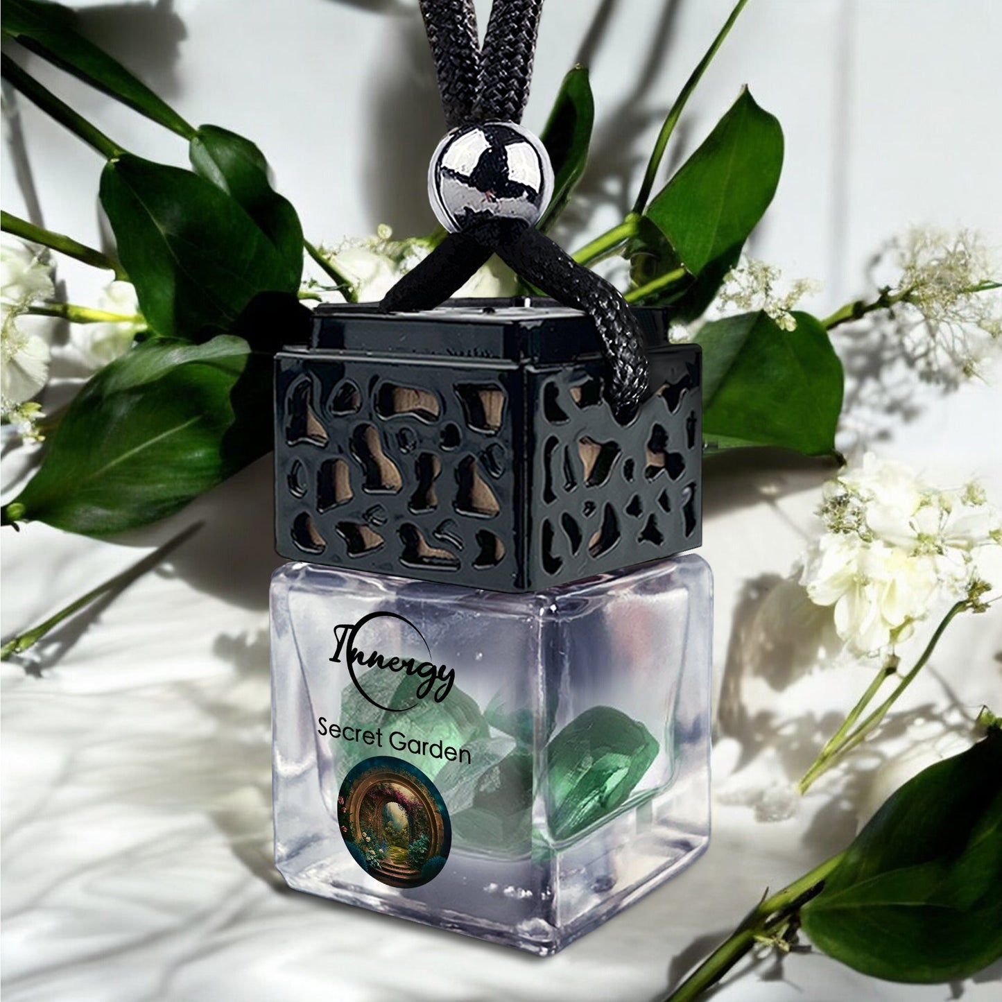 Secret Garden Crystal-Enhanced Oil Diffuser, Car Air Freshener, 8ml - Tampa Home & Garden Store