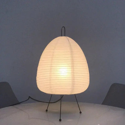Japanese Rice Paper Floor Lamp Wabi Sabi Lantern