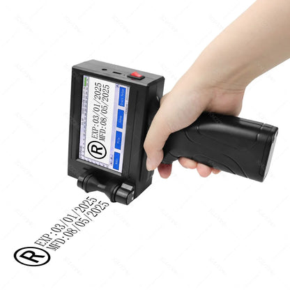 Portable handheld inkjet printer TIJ coding machine with touch screen, black UpTrend Deals on Tampa Home & Garden Store