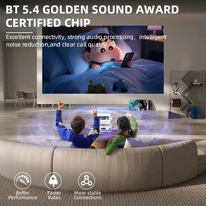 4K touch screen projector with WiFi/Bluetooth, auto focus for home theater in living room on Tampa Home & Garden Store