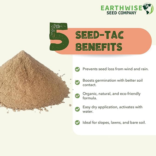 Seed-Tac™: Premium Organic Tackifier - Helps New Seed Succeed™ - Tampa Home & Garden Store