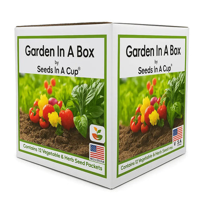 Seeds In A Cup®: Entire Garden in a Box- Choose 5 Pack! - Tampa Home & Garden Store