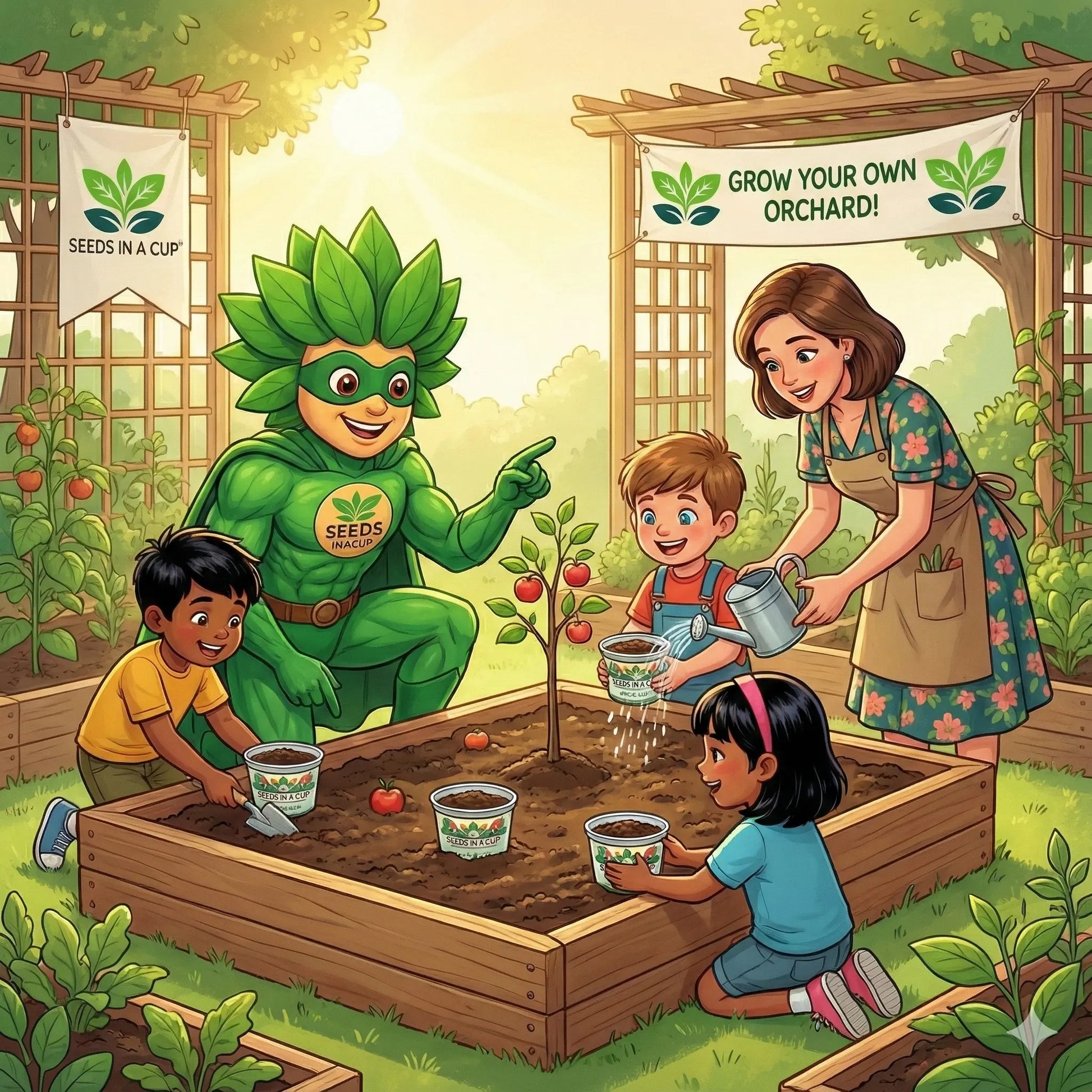 Seeds In A Cup®: Entire Garden in a Box- Choose 5 Pack! - Tampa Home & Garden Store