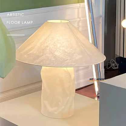 DecorBites Japanese Paper Floor Lamp Nordic Glow