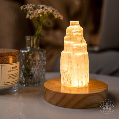 Selenite Cleansing Lamp - Tampa Home & Garden Store