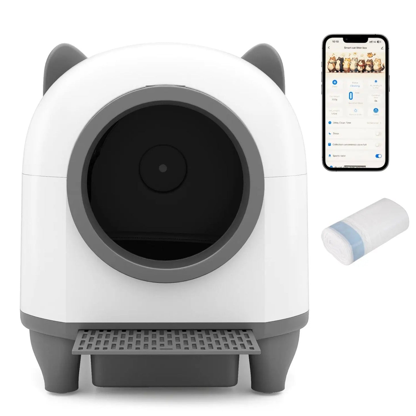 Self Cleaning Litter Box with App Control