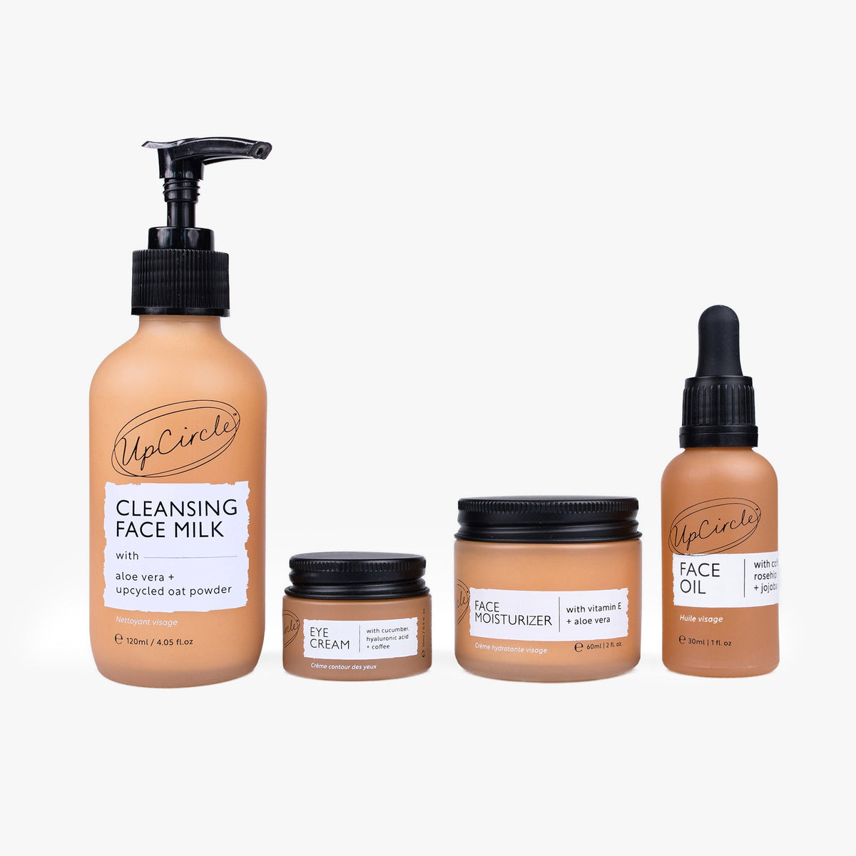The Sensitive Skin Bundle UpCircle skincare kit with cleansing milk, eye cream on Tampa Home & Garden Store