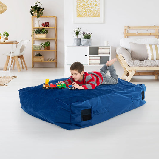 47 x 35.5 Inch Crash Pad Sensory Mat with Foam Blocks and Washable Cover - Tampa Home & Garden Store