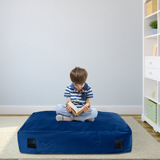 47 x 35.5 Inch Crash Pad Sensory Mat with Foam Blocks and Washable Cover - Tampa Home & Garden Store
