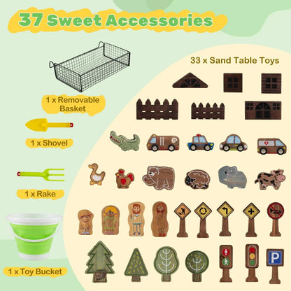 Sensory Sand and Water Table with Pump Extras