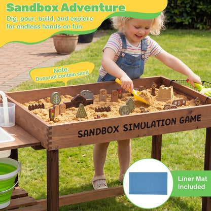 Sensory Sand and Water Table with Pump Extras
