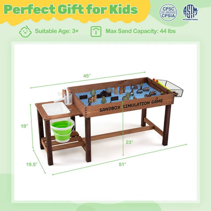 Sensory Sand and Water Table with Pump Extras