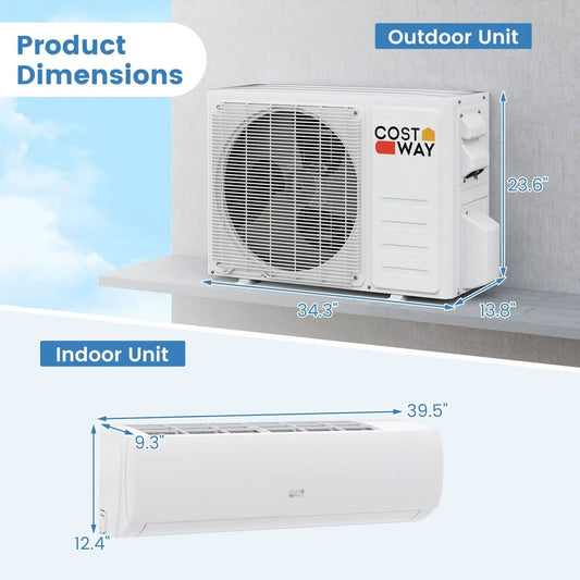 EchoCool Series 23000 BTU Split AC with Heat Pump
