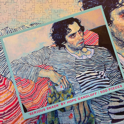Serious Snack Puzzle 500 Pieces by Hope Gangloff
