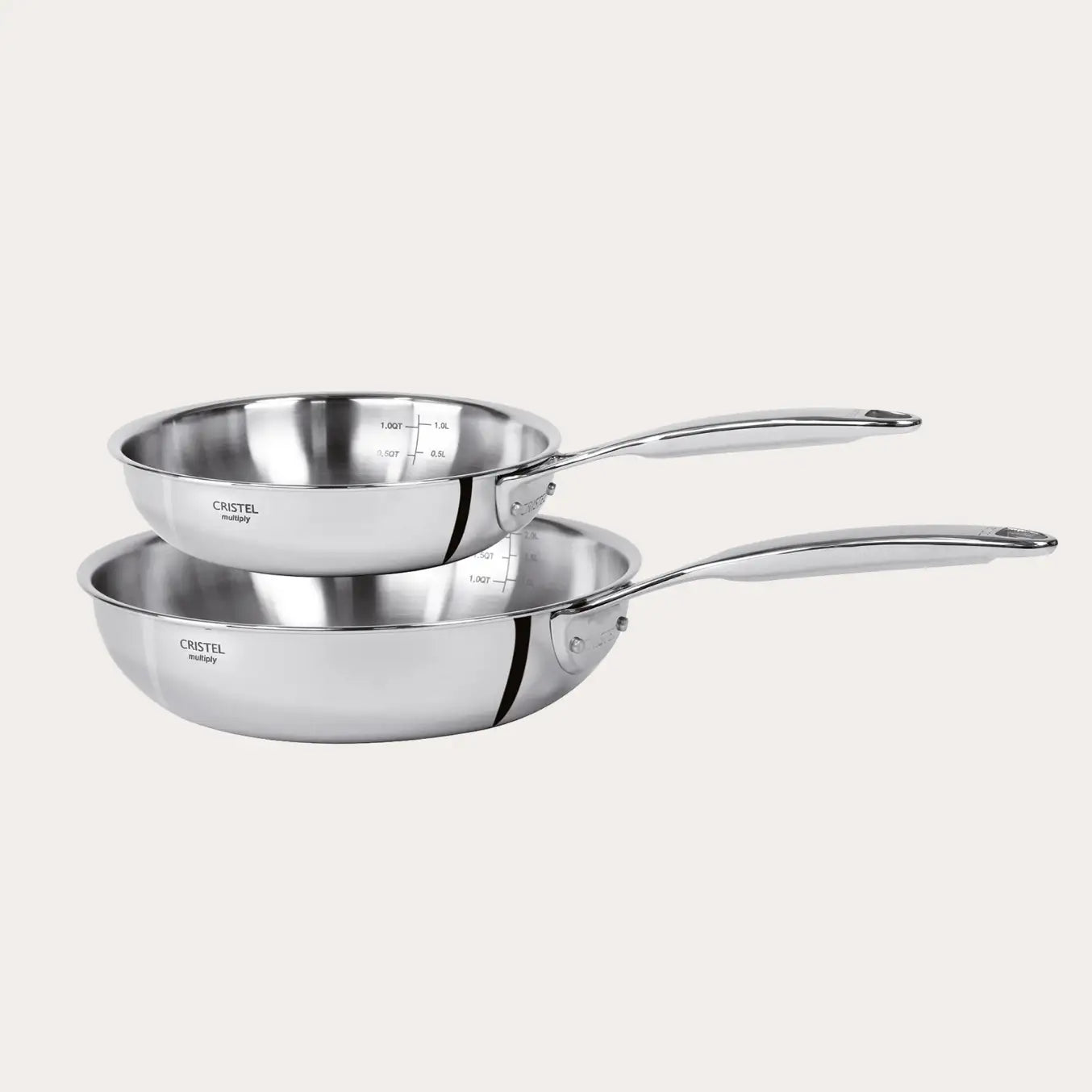 Set of 2 deep frying pans - Tampa Home & Garden Store