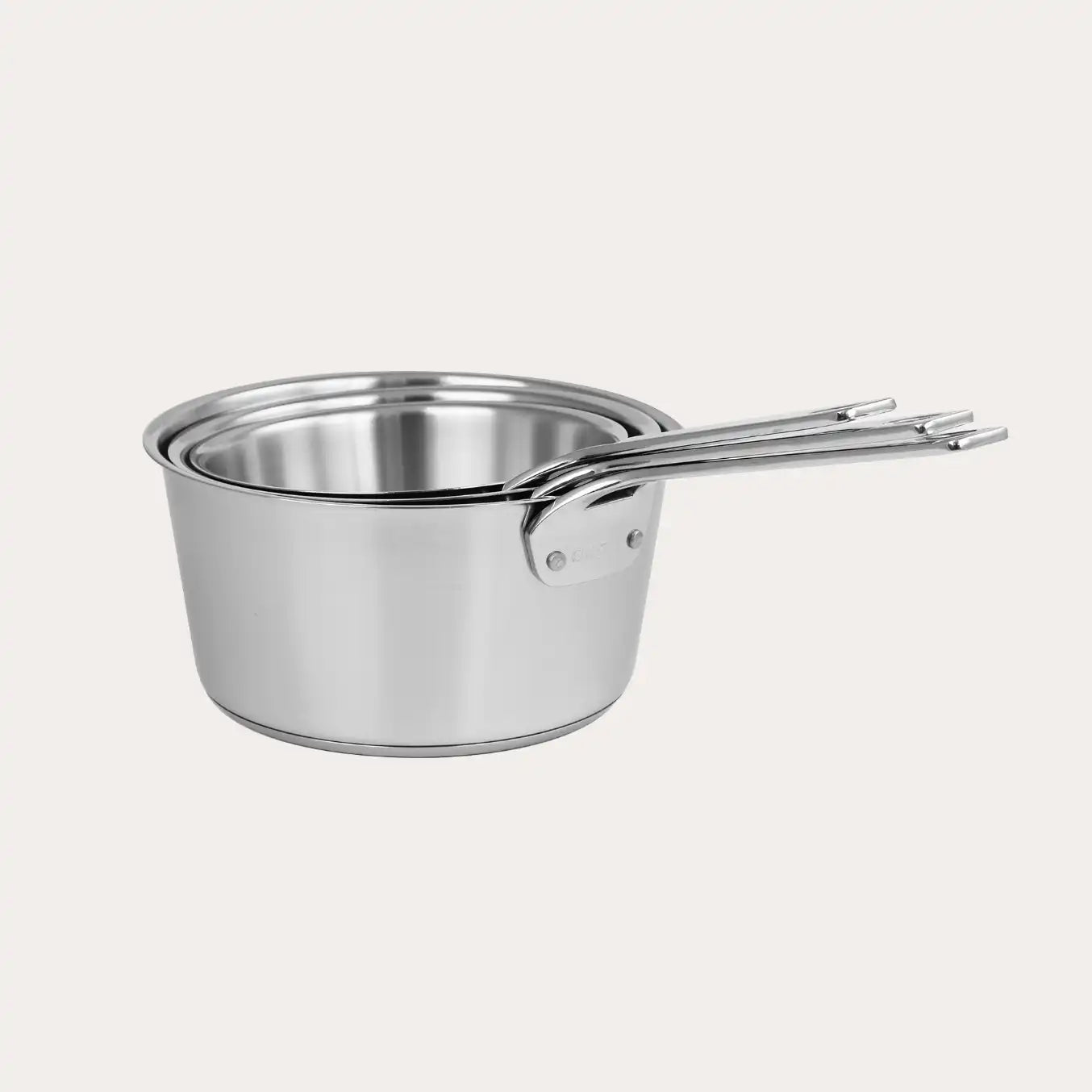 Set of 3 saucepans with glass lids - Tampa Home & Garden Store