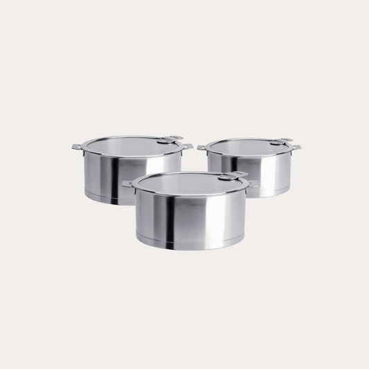 Set of 3 saucepans with lids - Tampa Home & Garden Store