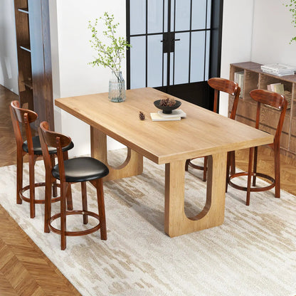 24-Inch Upholstered Counter Height Dining Chairs, Set of 2