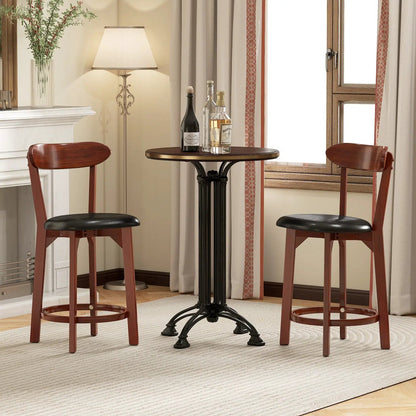 24-Inch Upholstered Counter Height Dining Chairs, Set of 2