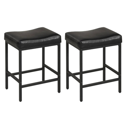 Set of 2 25 Inch Counter Height Bar Chairs