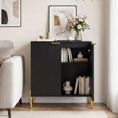 Two Buffet Cabinet Sideboards With Metal Legs