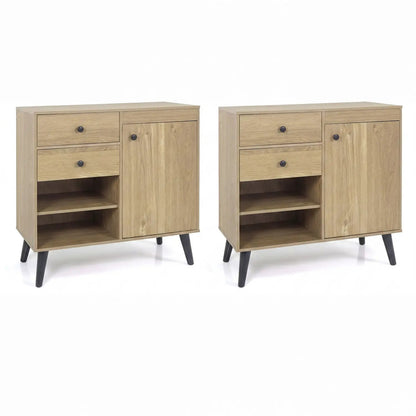 Two 31 Inch Buffet Cabinets with Drawers