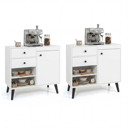 Two 31 Inch Buffet Cabinets with Drawers