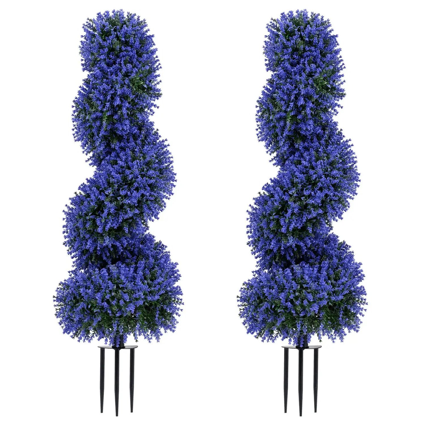Artificial Spiral Topiary Trees 36 in with Spikes