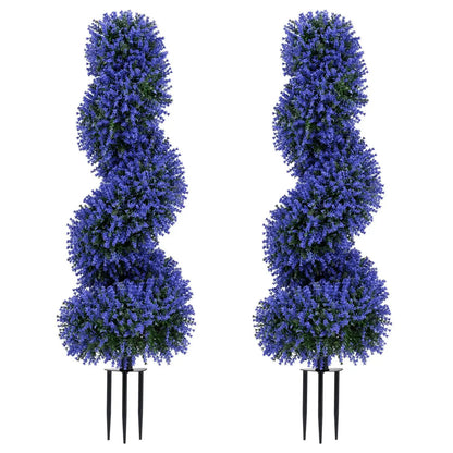 Artificial Spiral Topiary Trees 36 in with Spikes
