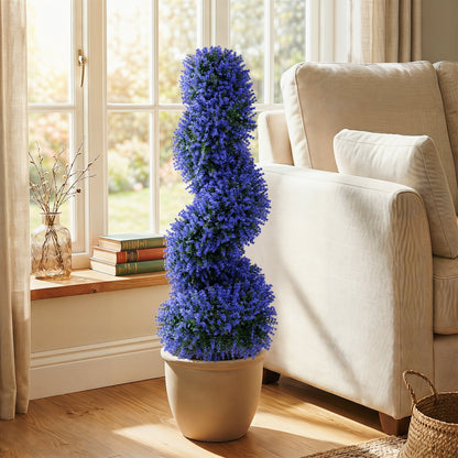 Artificial Spiral Topiary Trees 36 in with Spikes