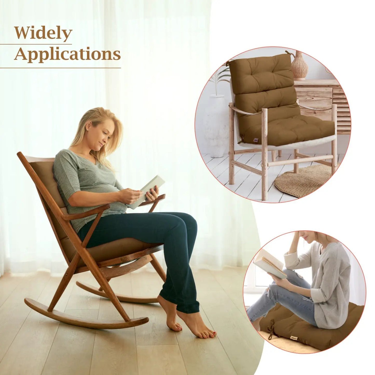 High Back Chair Cushions With Adjustable Height
