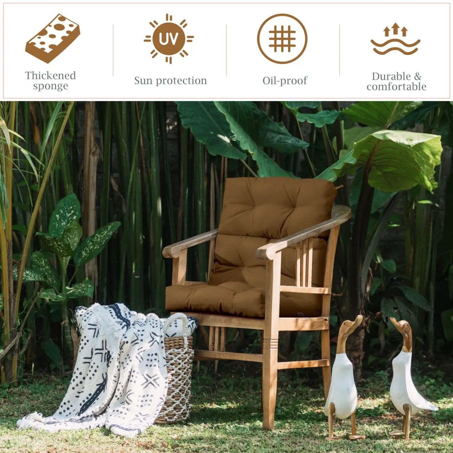 High Back Chair Cushions With Adjustable Height