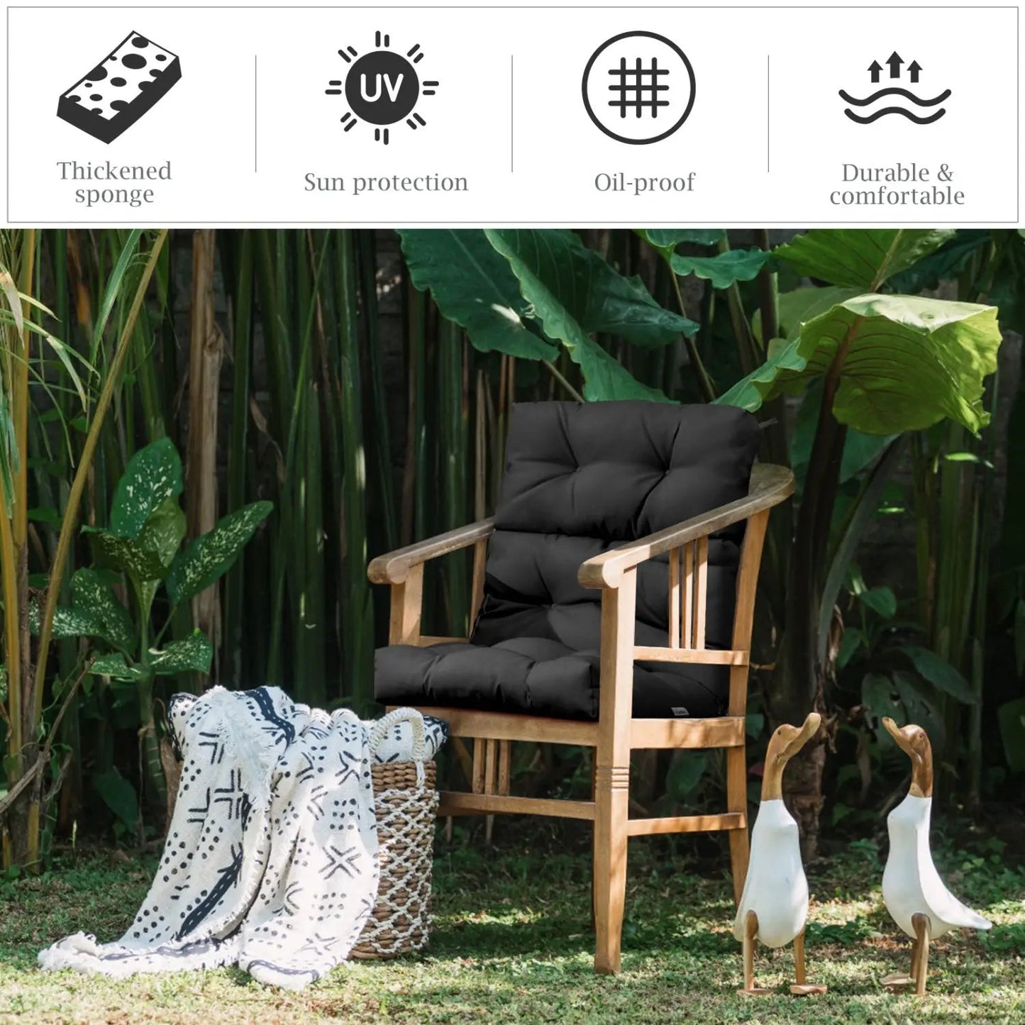High Back Chair Cushions With Adjustable Height